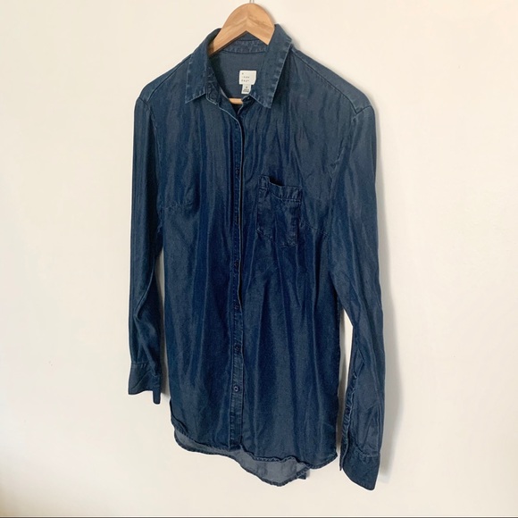 Denim long sleeve button up shirt - Picture 3 of 7